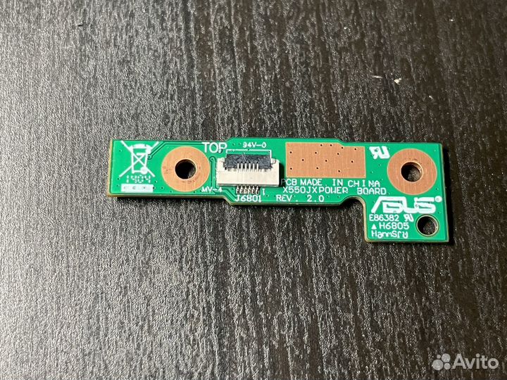 Плата кнопки включения для ноутбука asus