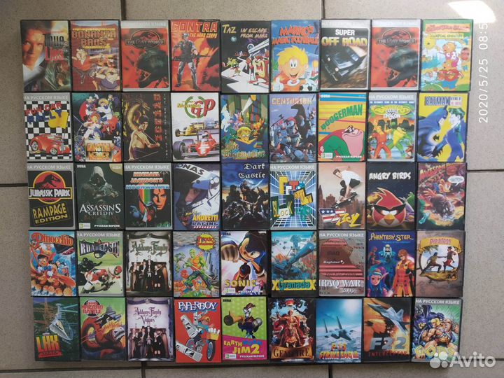 Игры и картриджи на sega для сеги