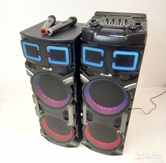 Мощная аудиосистема с Караоке Eltronic Bass