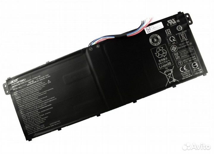 АКБ Acer A315-51, A314-31 (7.7V 4810mAh) AP16M5J o