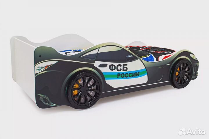 Детская кровать машинка