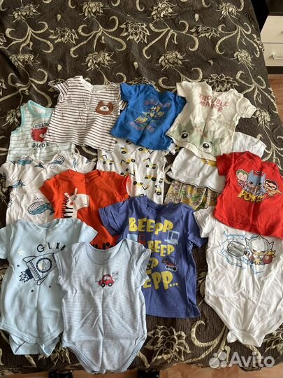 Коробка вещей на мальчика