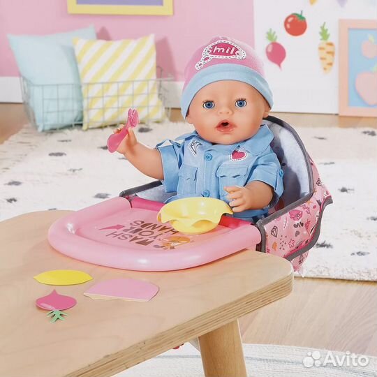 Baby born Стульчик для кормления кукол