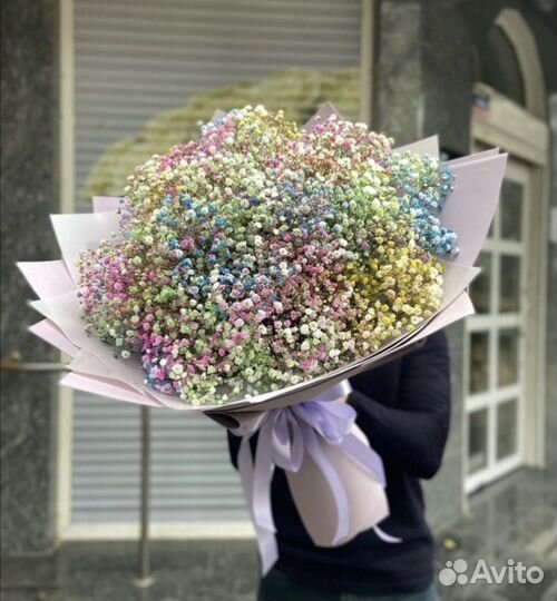 Гипсофила, букет гигант из гипсофил, доставка