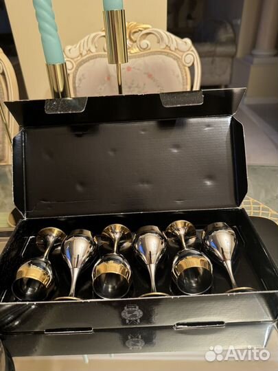 Zepter 13 шт. рюмки блюдца поднос Цептер