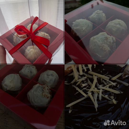 Меренговый рулет, трюфели