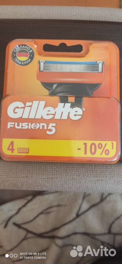 Gillette fusion 5 сменные лезвия для бритья