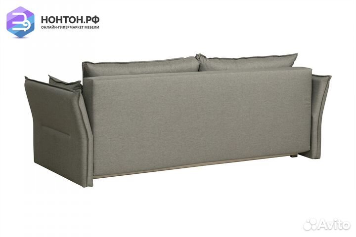 Диван еврокнижка Бруклин 3-х местный бежевый