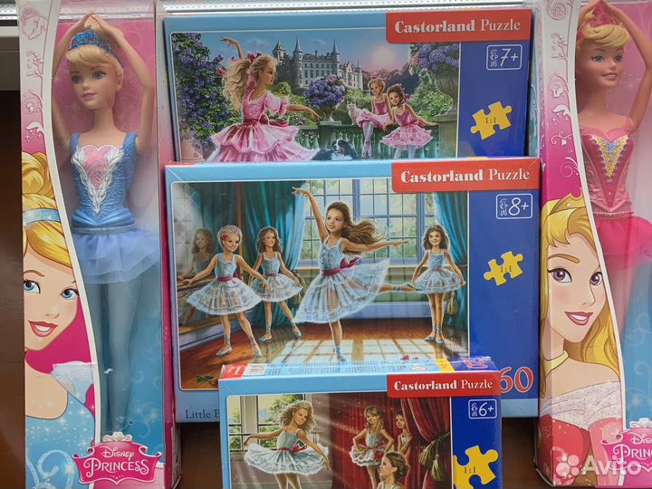 Красивые пазлы д/девочек (новые) большой выбор