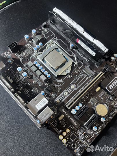 Комплект msi b250+core i3+16gb ddr4