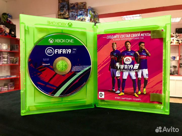 Диск Xbox One fifa 19