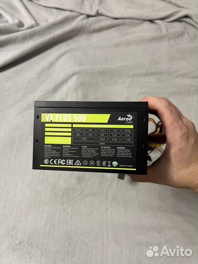 Блок питания aerocool vx plus 500w