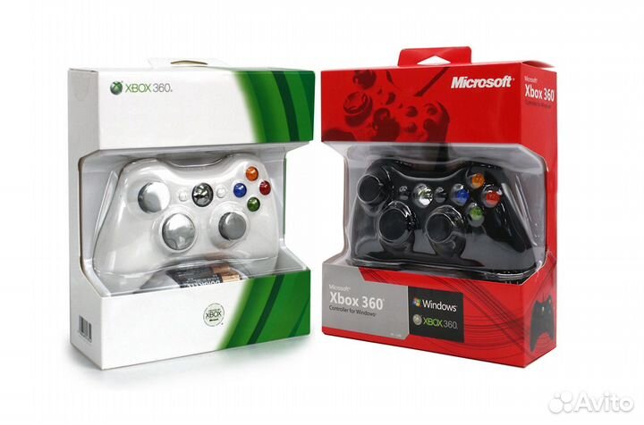 Геймпад xbox 360 джойстик xbox 360 новые черные