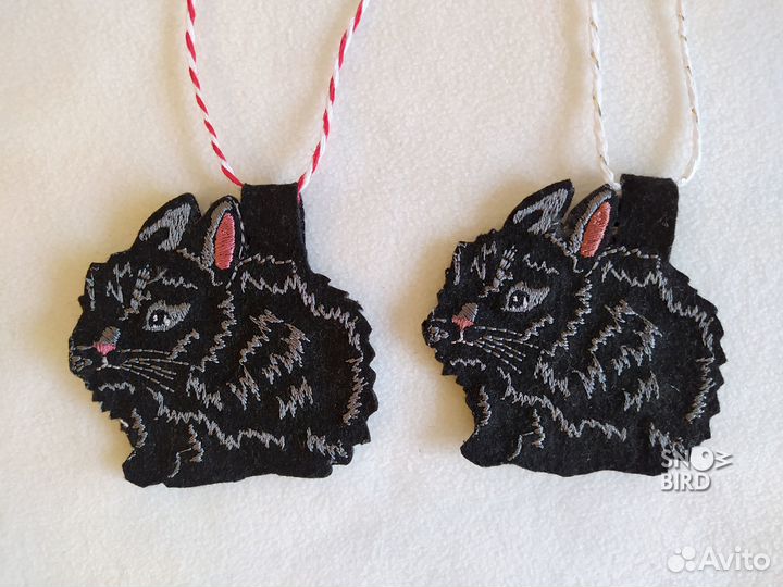 Подвеска из фетра, брелок Кролик, декор