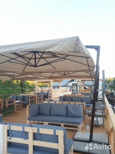 Уличный зонт.Прочный и Усиленный