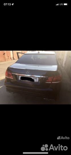 Спойлер на Mercedes E-Class W211