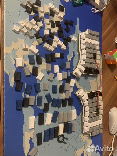 Ортолинейная сплит клавиатура