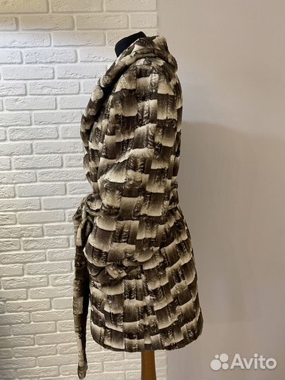 Шуба из экомеха