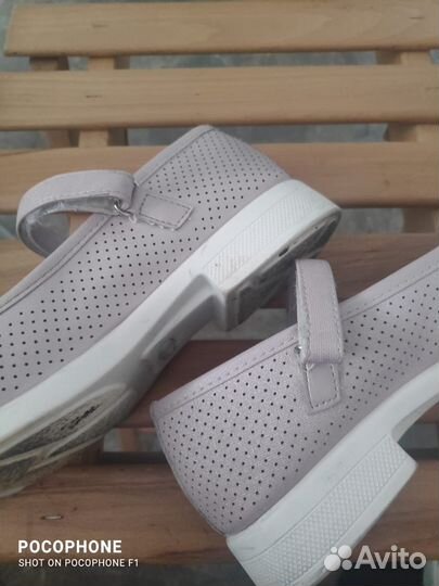 Туфли для девочки 34 кожа