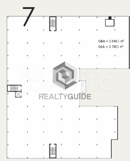 3848 м2 Бизнес-центр 