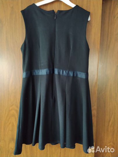 Платье-сарафан школьный тёмно-синий