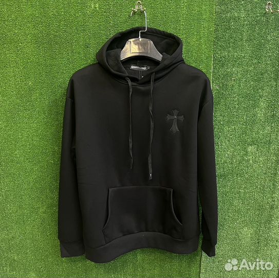 Худи chrome hearts флис