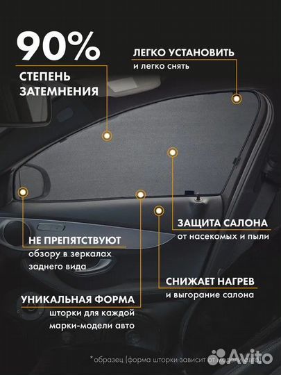 Каркасные шторки Trokot Premium - Outlander 2012+