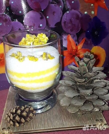 Свечи насыпной воск