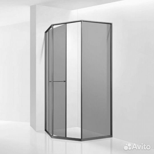 Душевой уголок RGW Stilvoll SV-82Gr R 100x100 тонированный