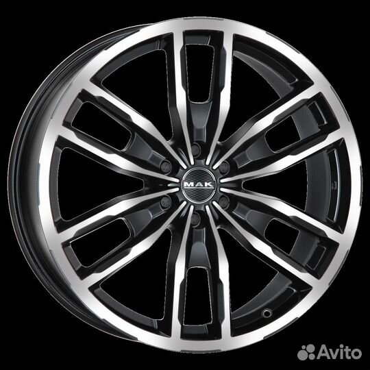 R20 6x139,7 9J ET20 D106,1 MAK Peak Black Mirror