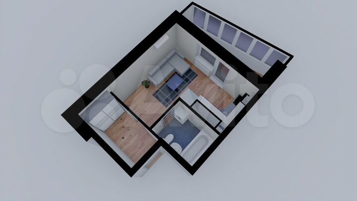 Квартира-студия, 28,7 м², 8/16 эт.