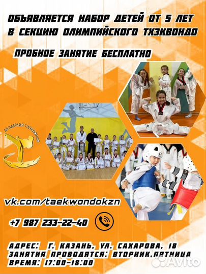 Тренер по олимпийскому тхэквондо