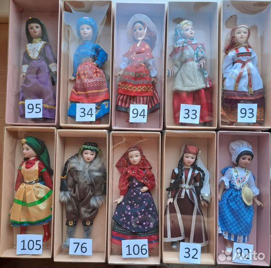 Куклы фарфоровые, коллекционные