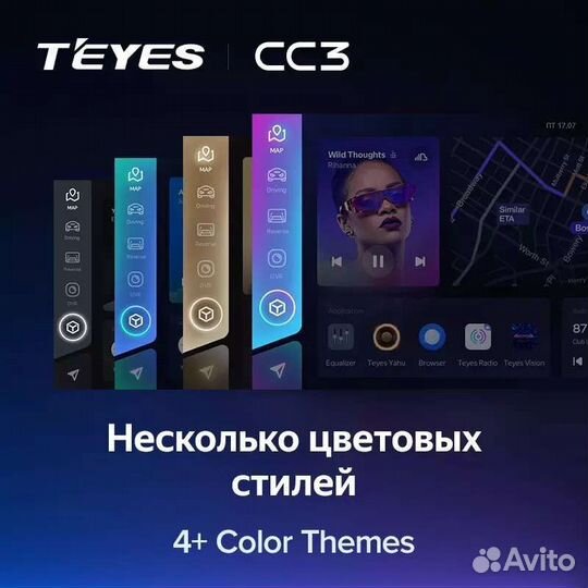 Магнитола teyes cc3 хендай велостер 8 ядер 3/32 4g