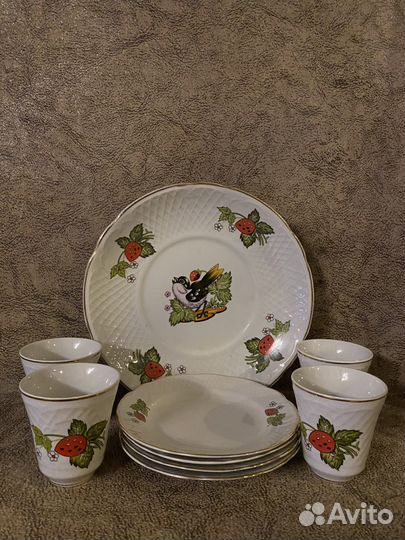 Набор фарфоровой посуды СССР