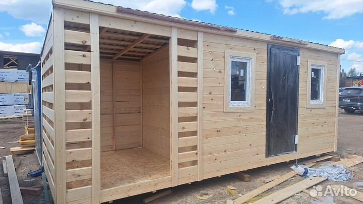 Бытовка и хозблок универсальные под ключ