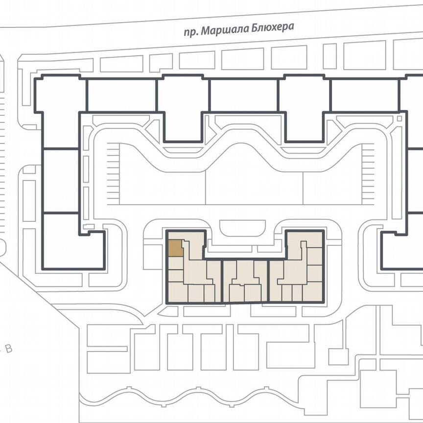 1-к. квартира, 35,4 м², 11/16 эт.