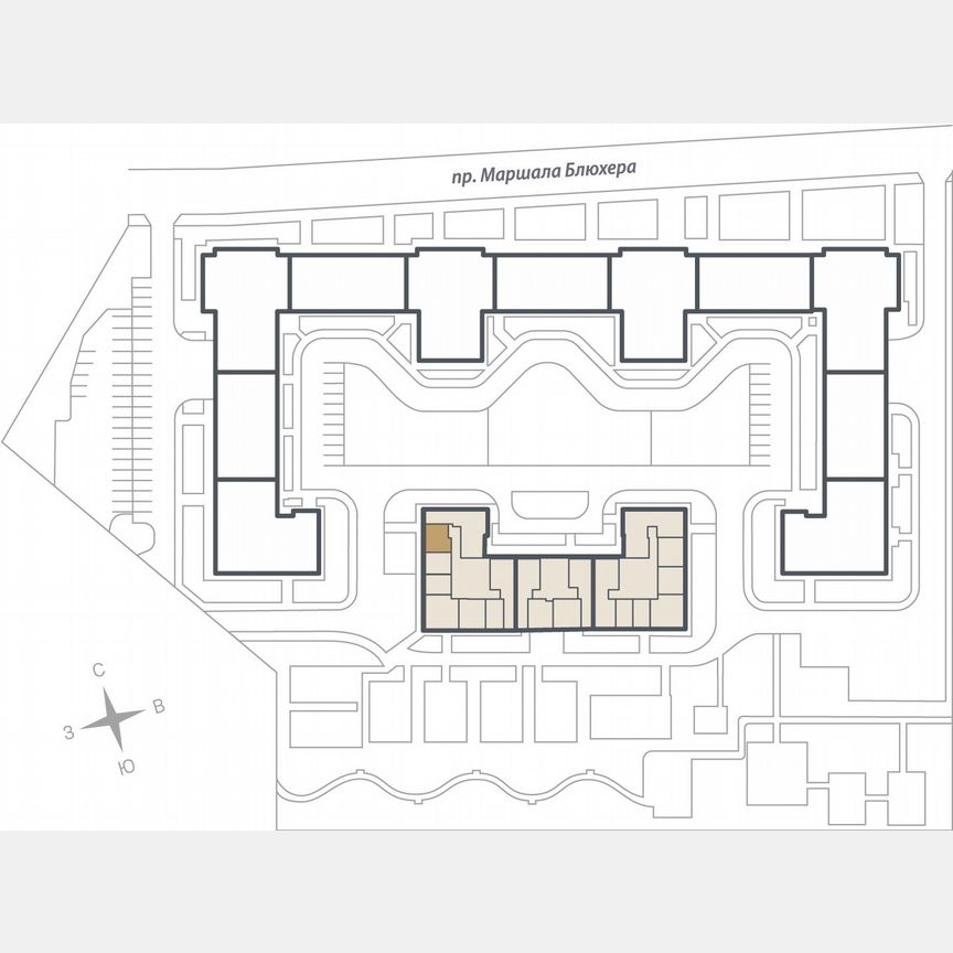 1-к. квартира, 35,4 м², 11/16 эт.