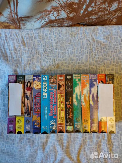Видеокассеты VHS с фильмами для взрослых