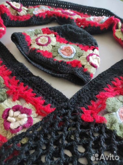 Комплект шапка и шарф