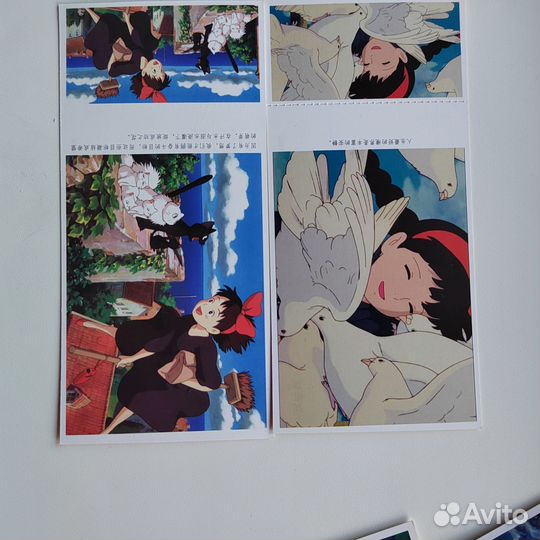 Аниме открытки карточки Хайяо Миядзаки