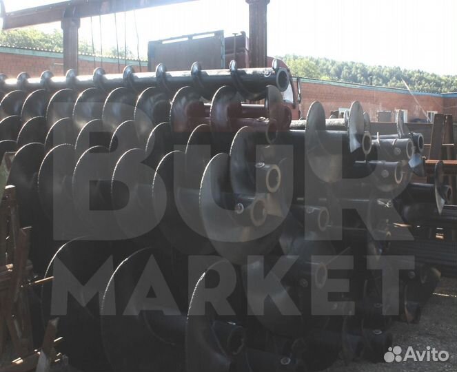 Шнек буровой, для hydra T8000 D - 600мм, L - 5м