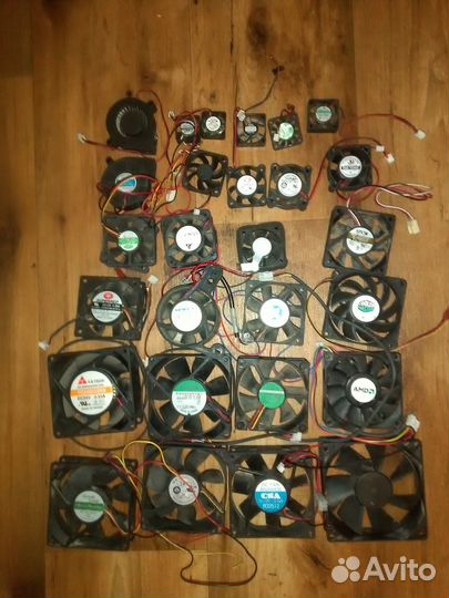 Вентиляторы на 5V,12v,24V и системы охлаждения