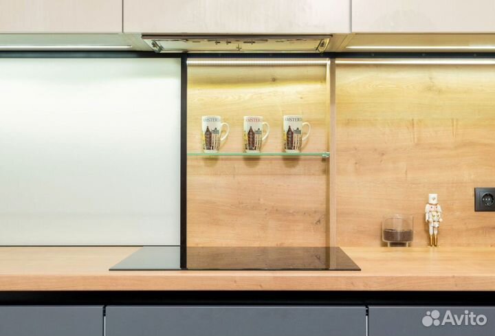 Кухонный гарнитур угловой в потолок