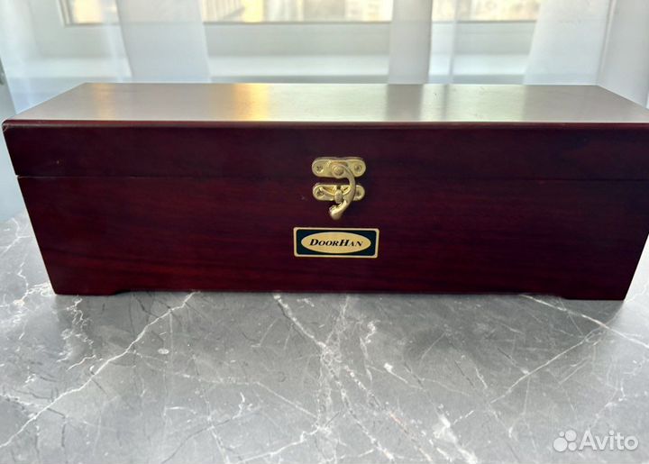 Подарочный деревянный ящик для бутылки