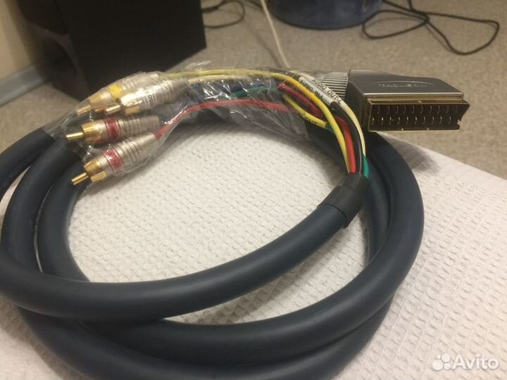 Набор аудио-видео кабелей,различных разъёмов для т