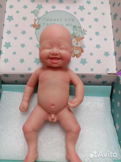 Силиконовый мини реборн