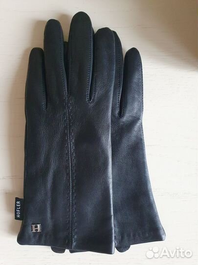 Перчатки женские кожаные новые 7.5