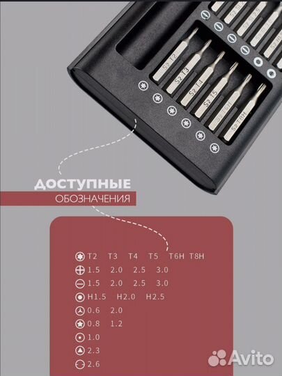 Набор магнитных отверток для ремонта техники