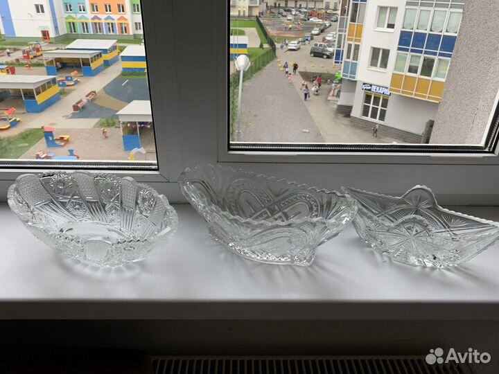 Ваза хрустальная СССР